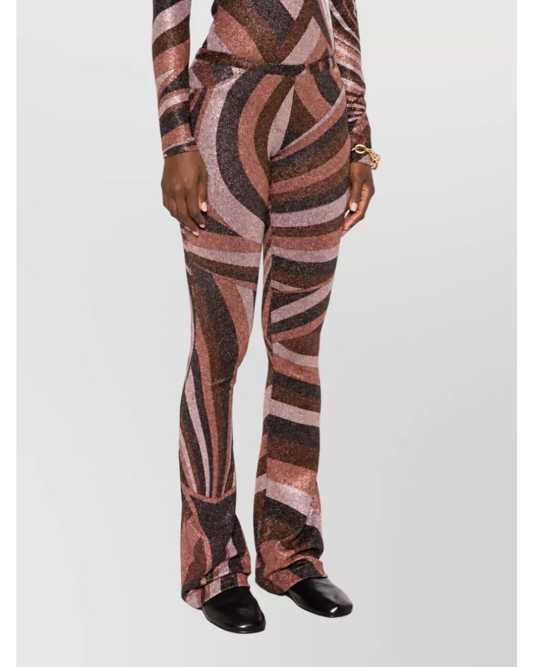 Emilio Pucci Printed Flared Trousers
