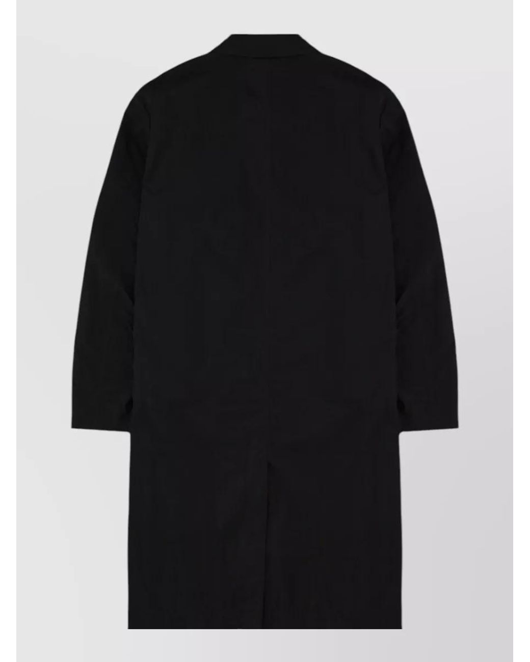 Dries Van Noten Black Trench Coat for men