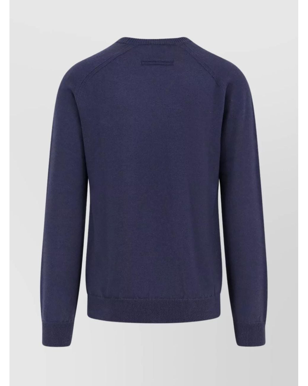 Zegna Blue Luxurious Cashmere Long Sleeve Knitwear for men