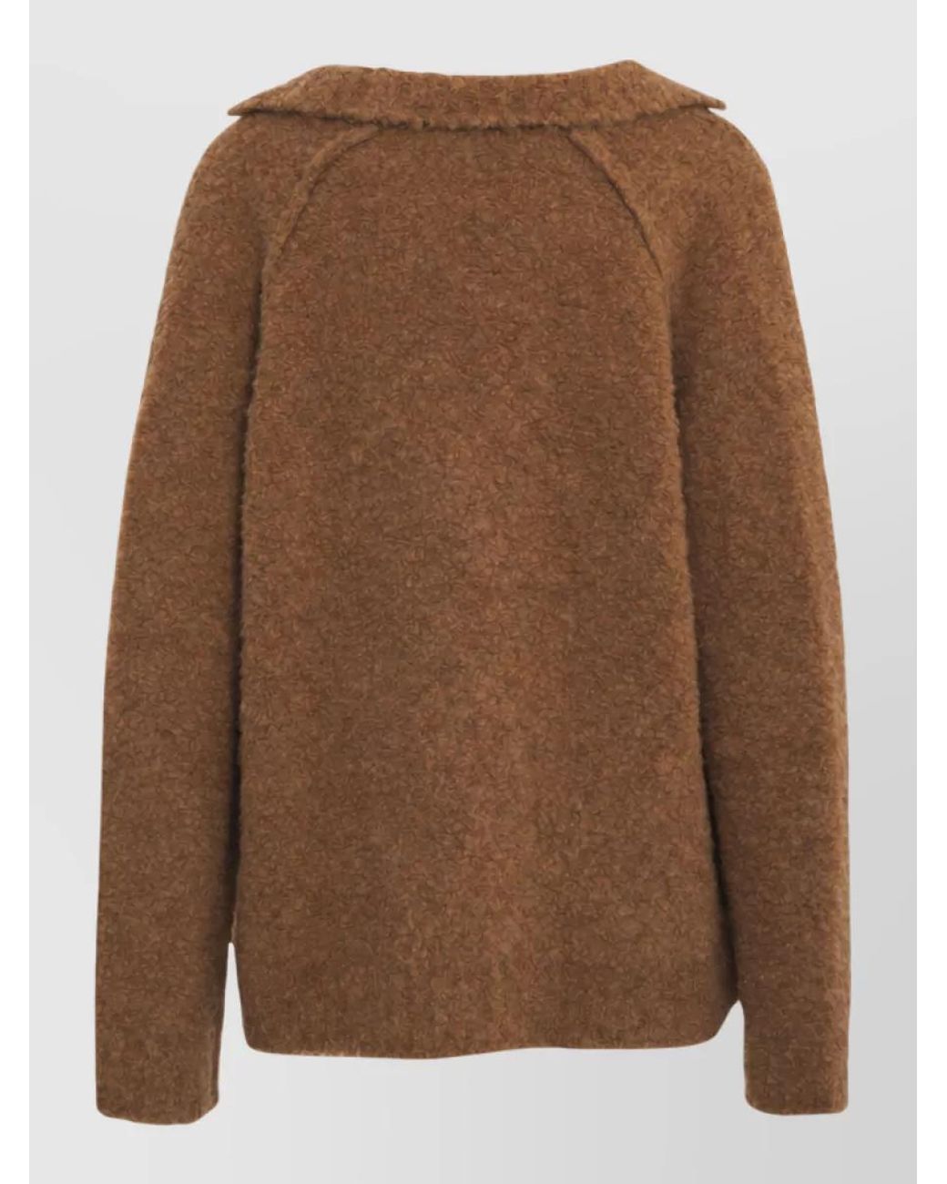 Jucca Brown Alpaca Blend Double Breasted Coat