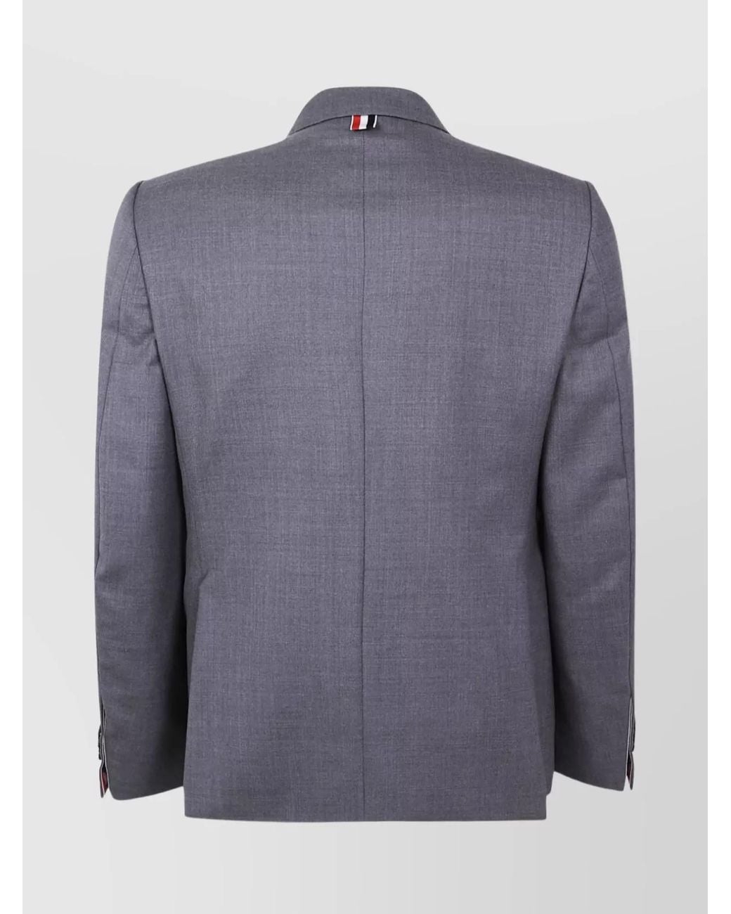 Thom Browne Blue Wool Single-Breasted Blazer for men