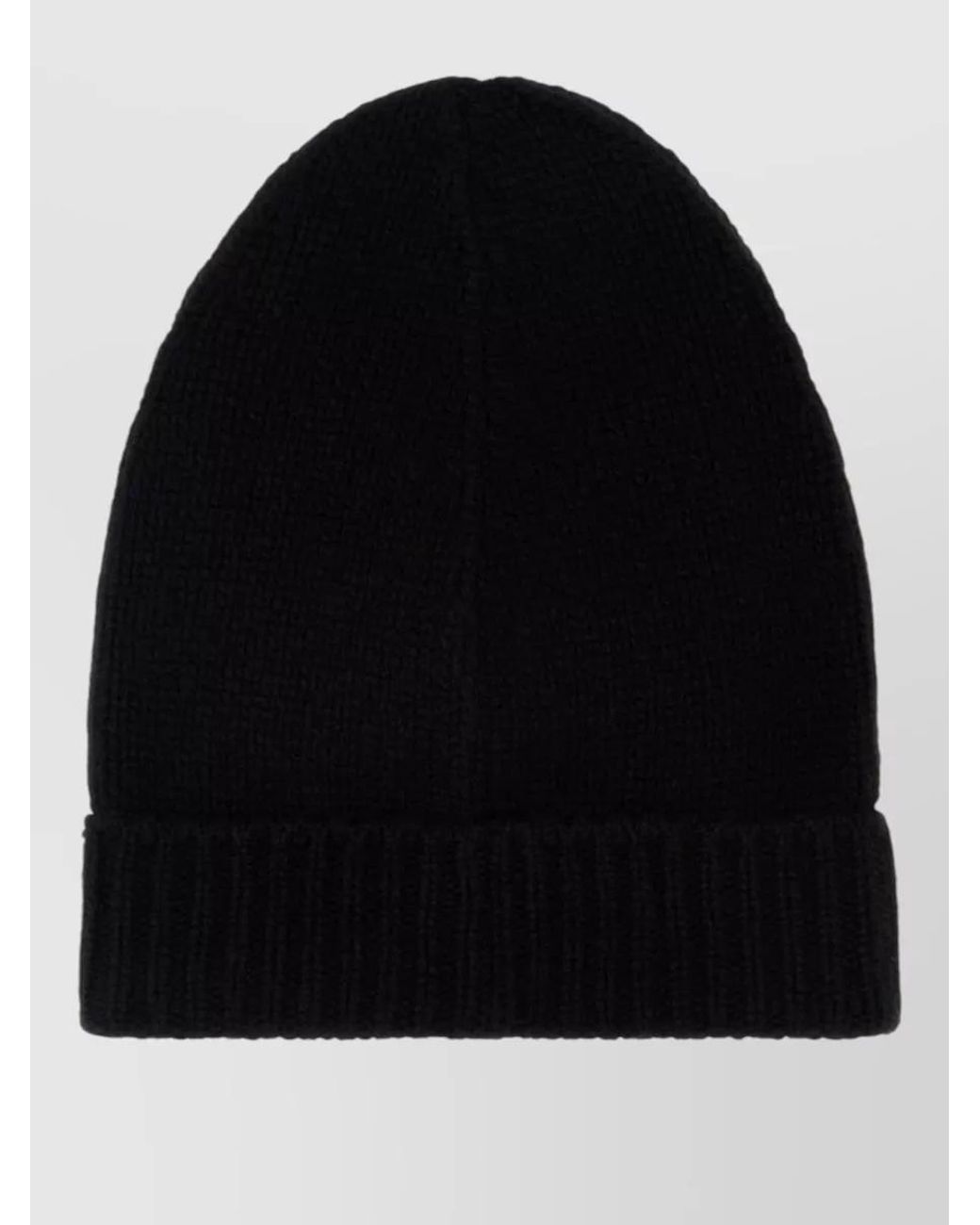 The Row Black Cashmere Beanie