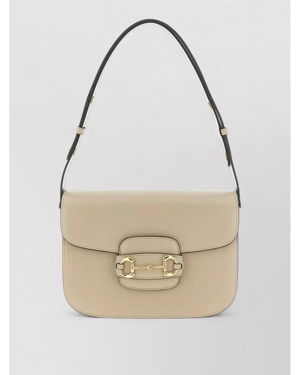Gucci Natural ' Horsebit 1955' Medium Shoulder Bag