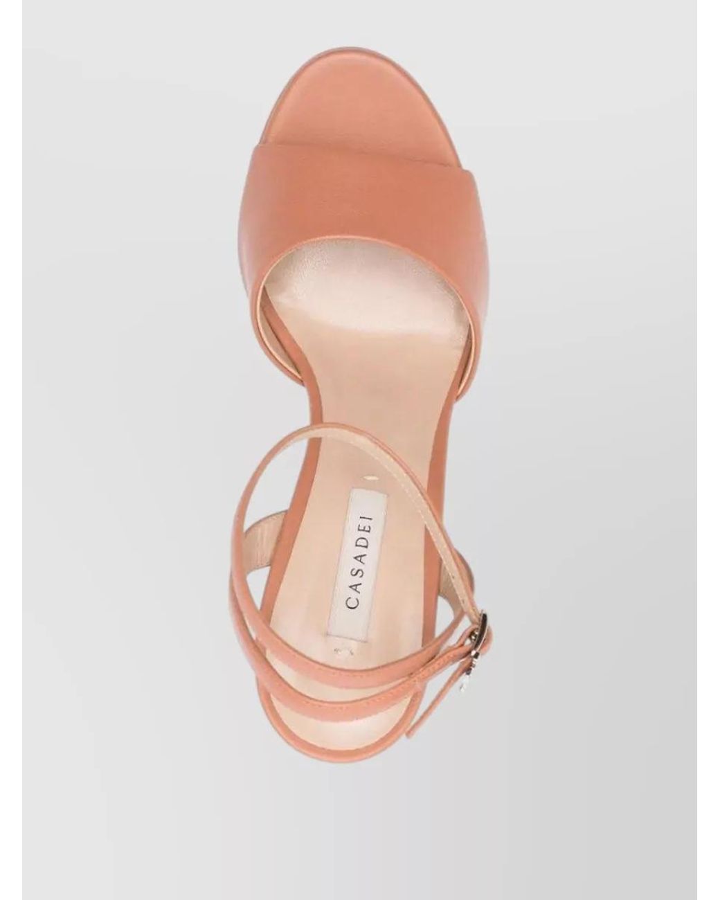 Casadei Pink Leather Sandals