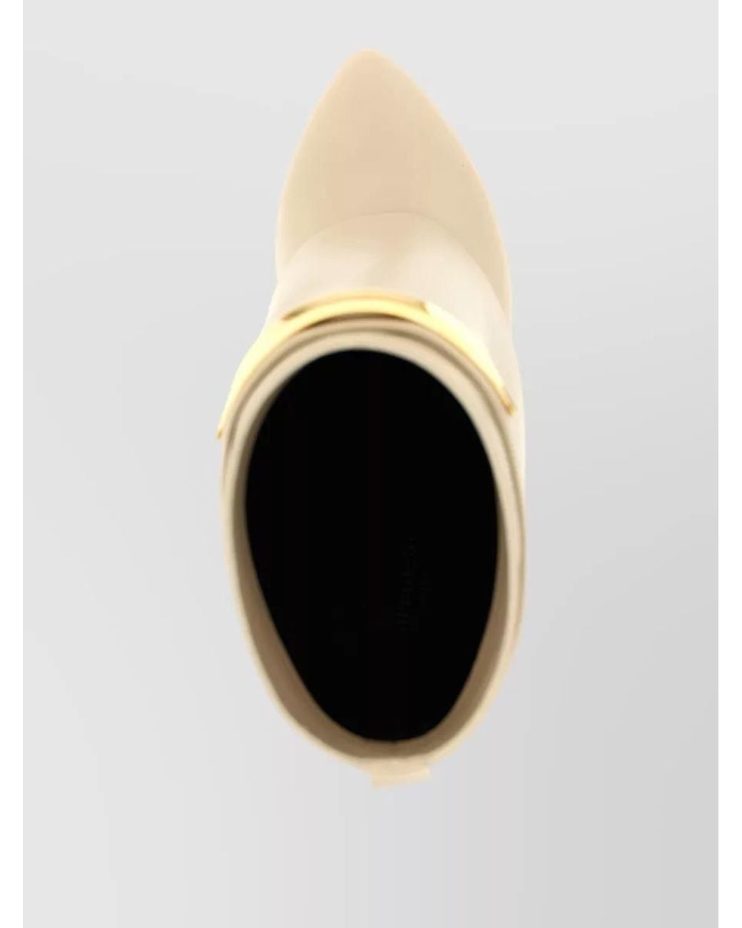 Givenchy White Calf Leather Ankle Boots