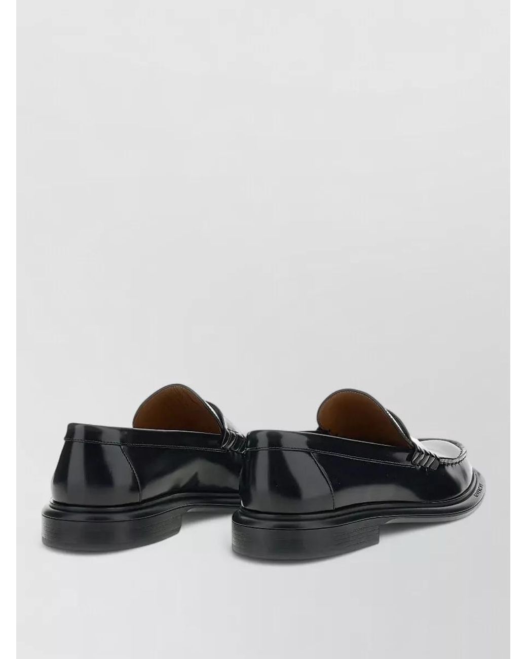 Givenchy Black Leather Loafers for men