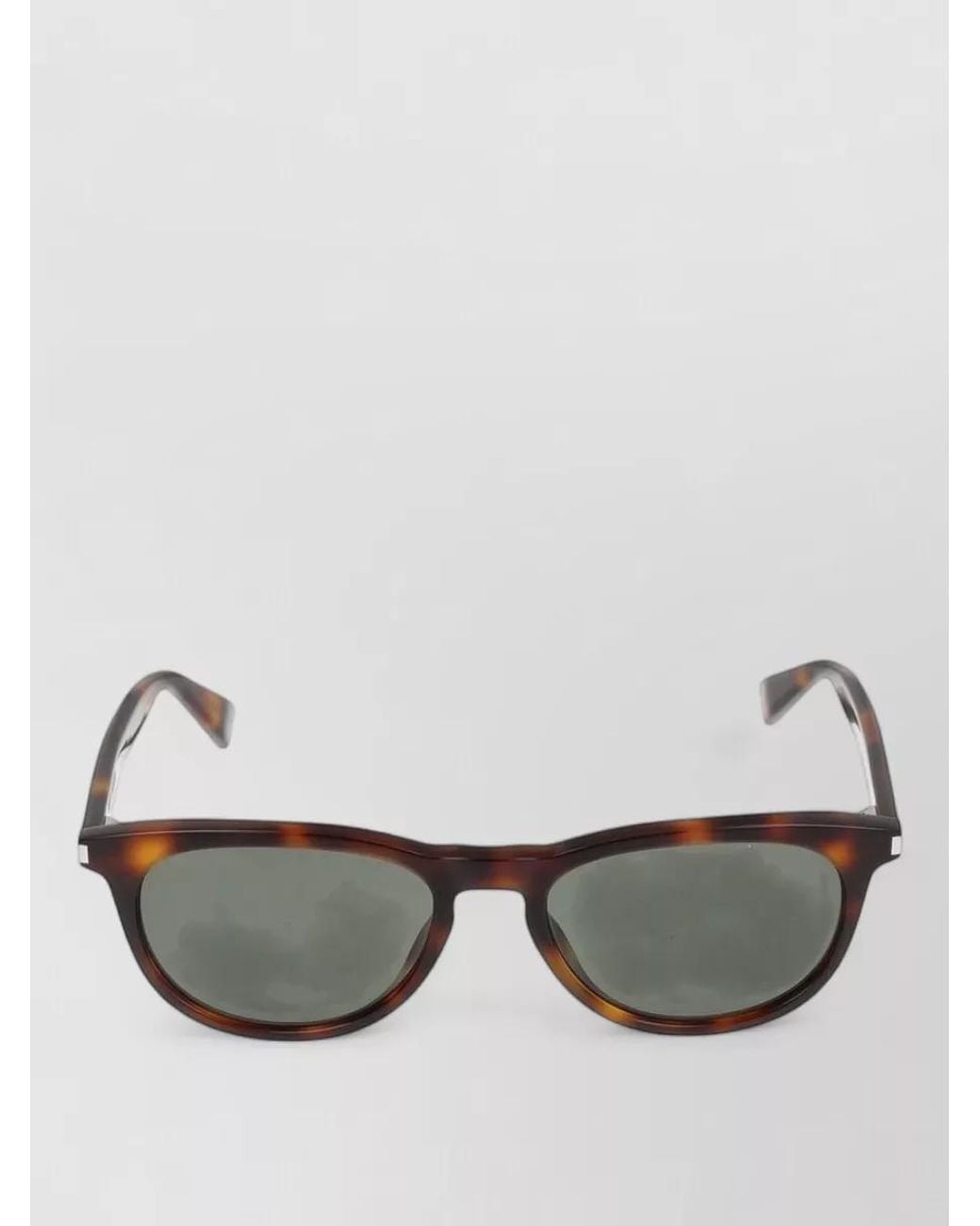 Saint Laurent Gray Acetate Sunglasses
