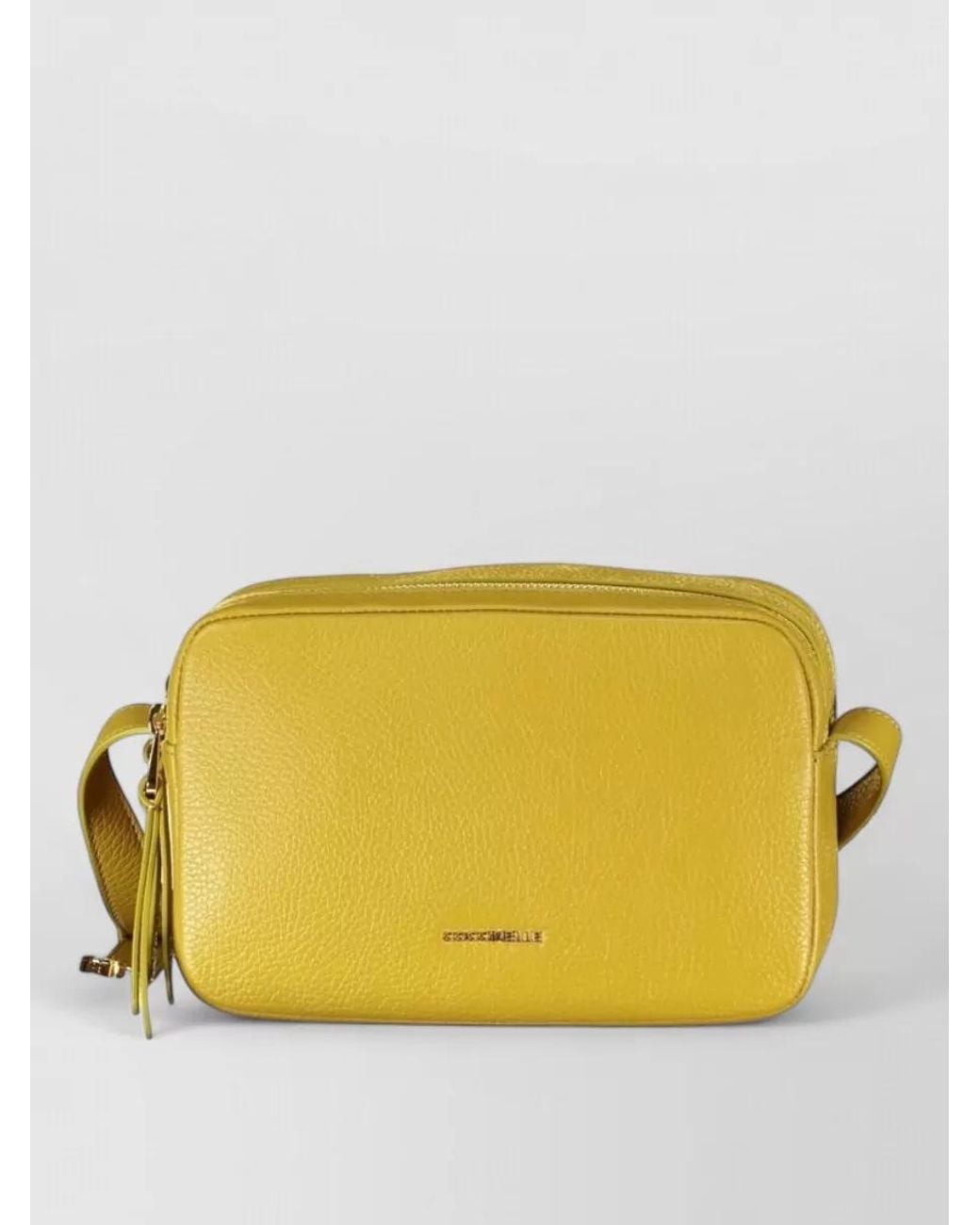 Coccinelle Yellow Leather Belt Bag