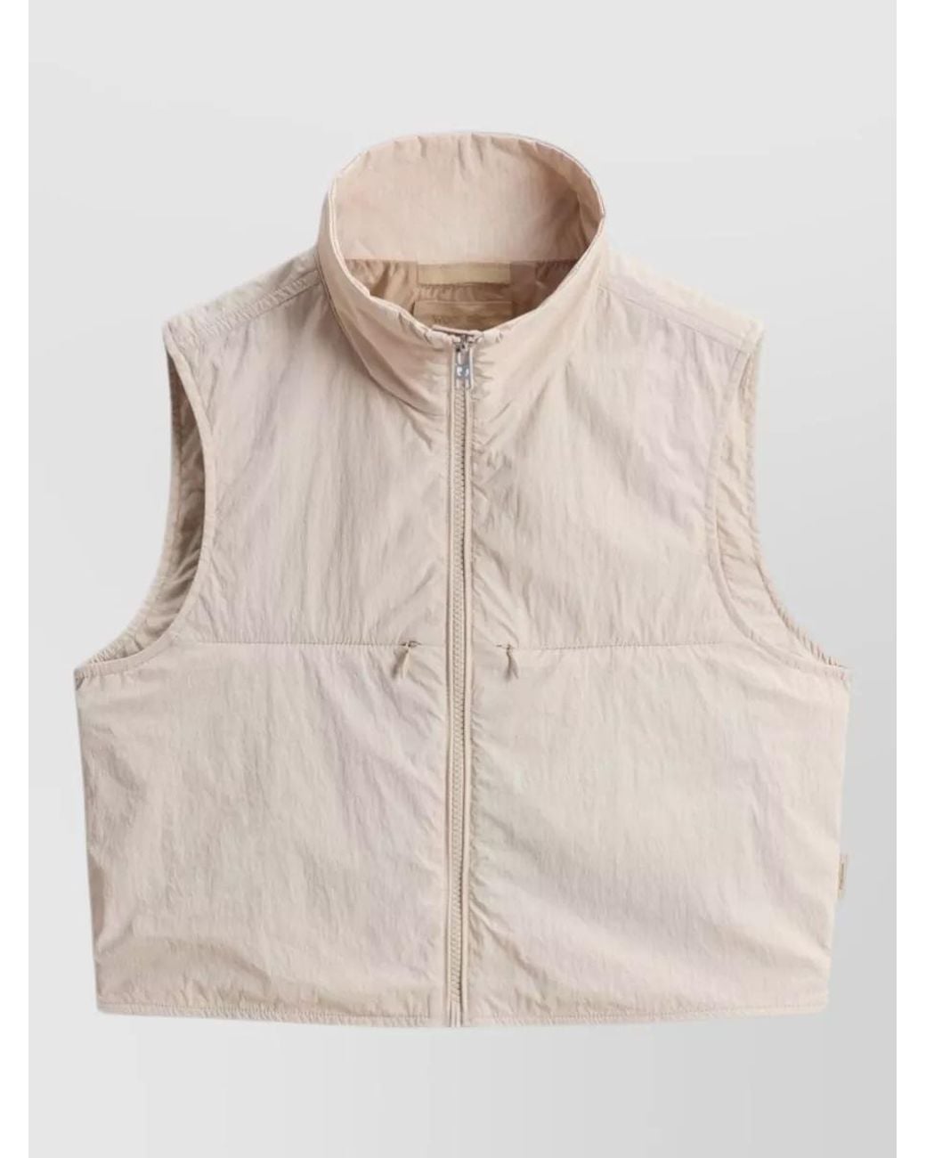 Woolrich Natural Nylon Zip Vest