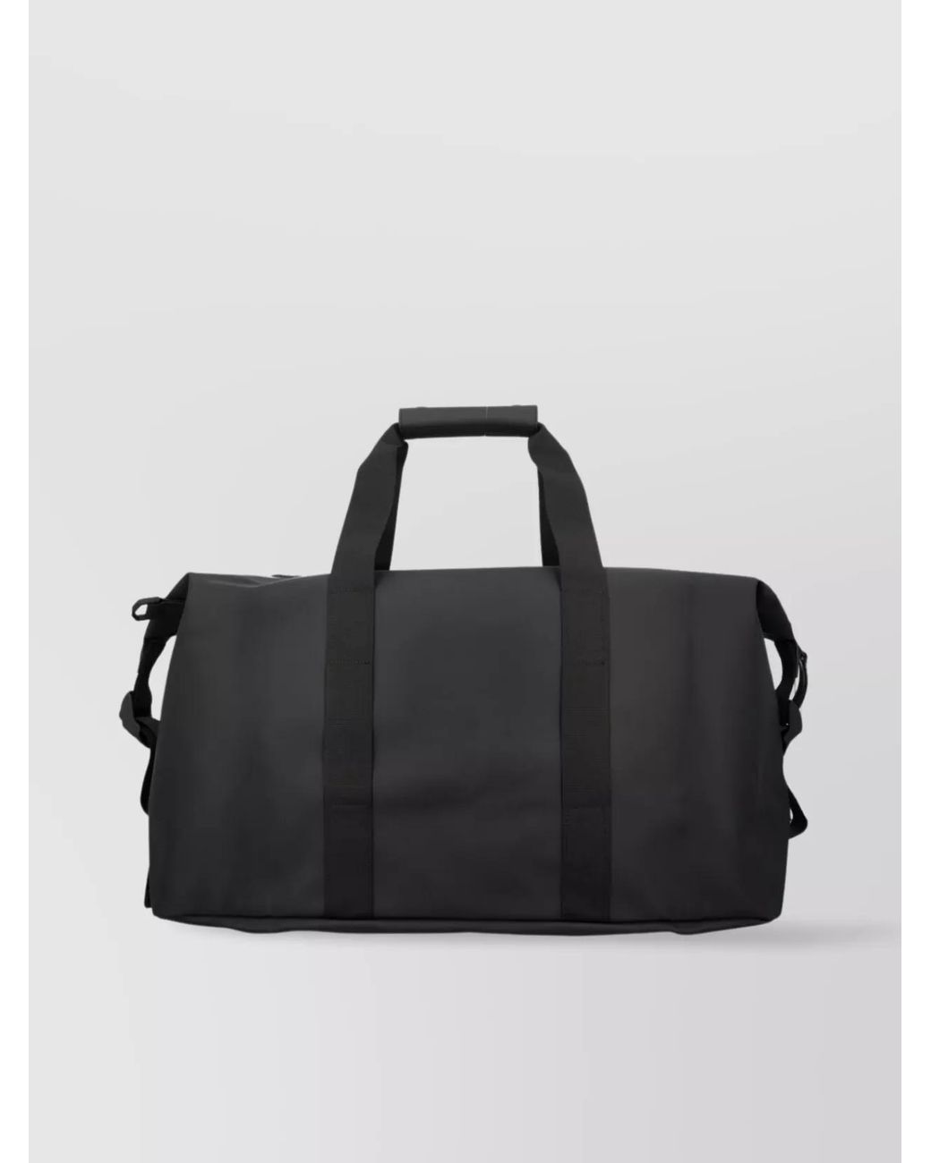 Rains Black Hilo Weekend Bag Detachable Strap for men
