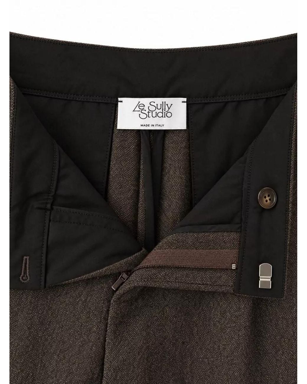 LE SULLY STUDIO Brown Tailored Trousers