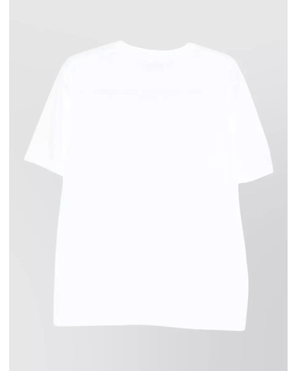 Lardini White Cotton Crew Neck T-Shirt for men