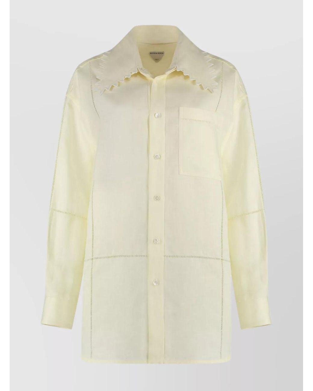 Bottega Veneta Natural Linen Shirt