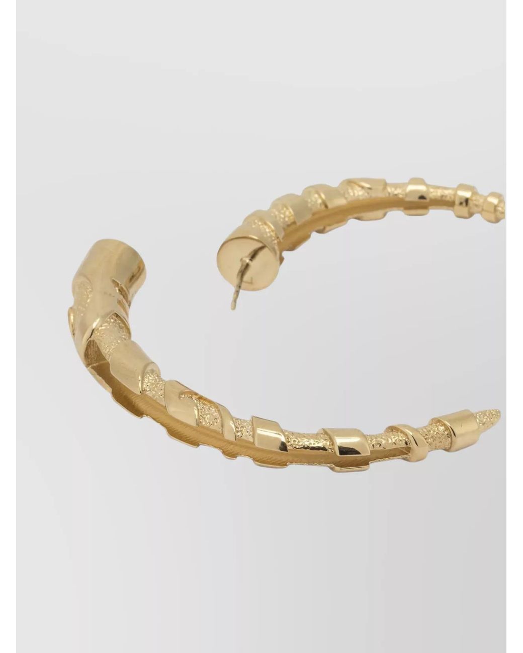 Emilio Pucci White Horn Single Earring