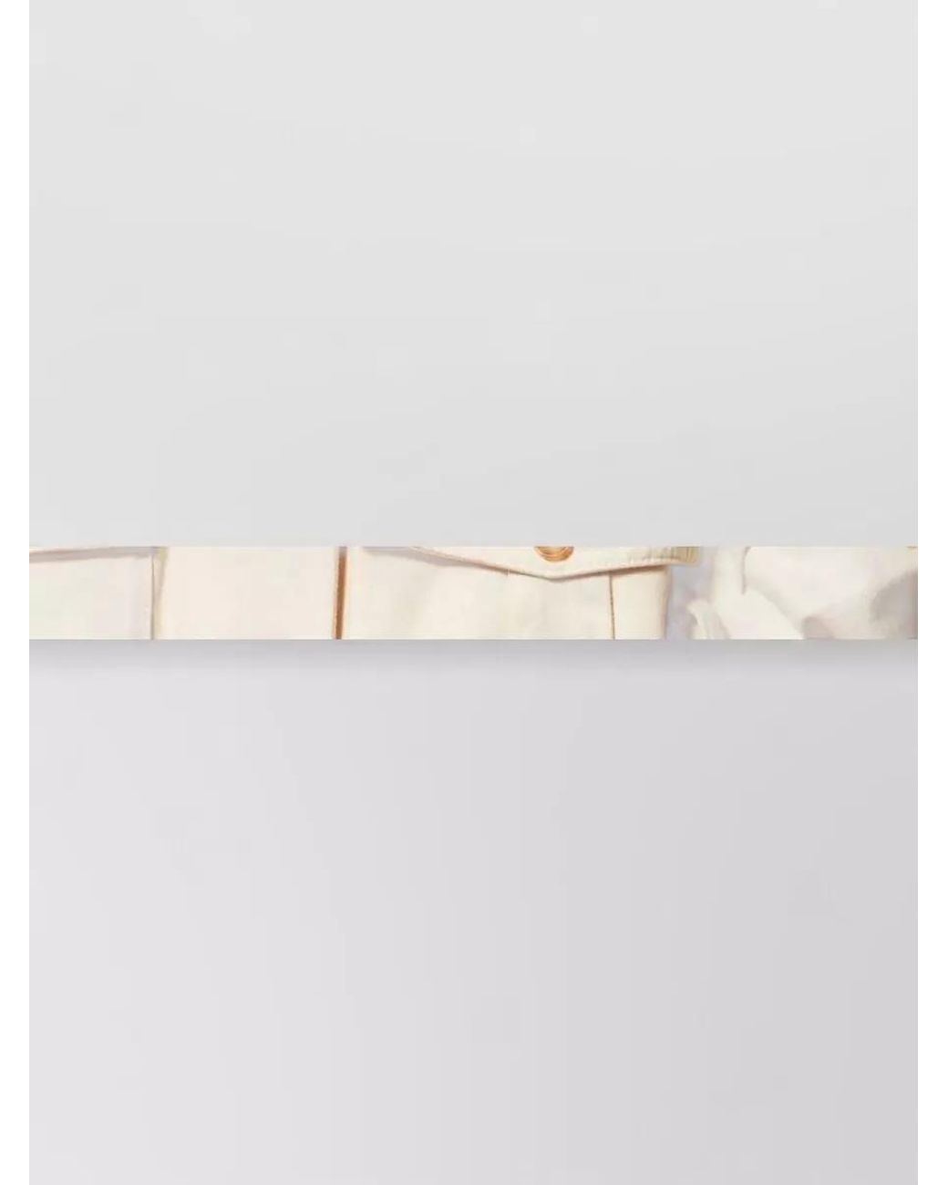 Isabel Marant Natural Cotton Oversized Coat
