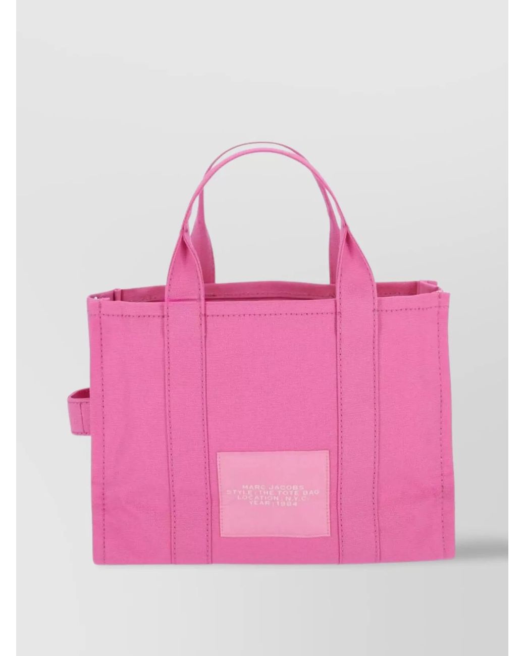 Marc Jacobs Pink Shopper With Adjustable Strap And Top Handles
