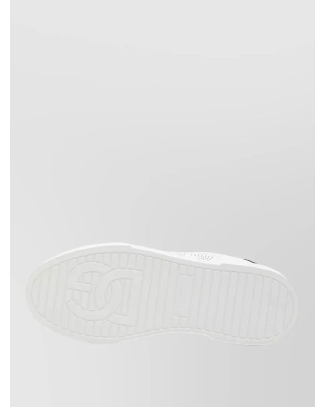 Dolce & Gabbana White Leather Low-Top Sneakers for men
