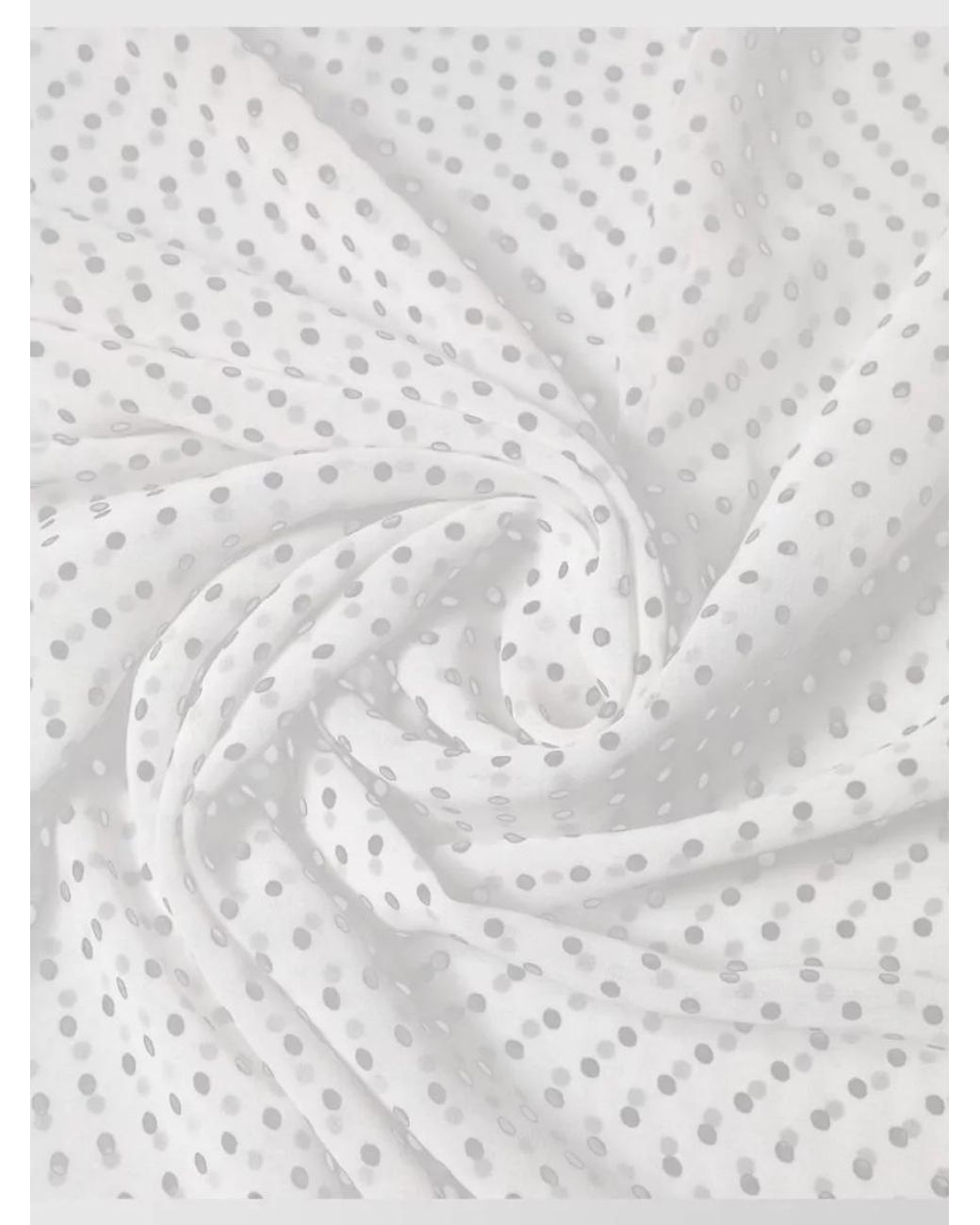Dolce & Gabbana White Polka Dot Scarf
