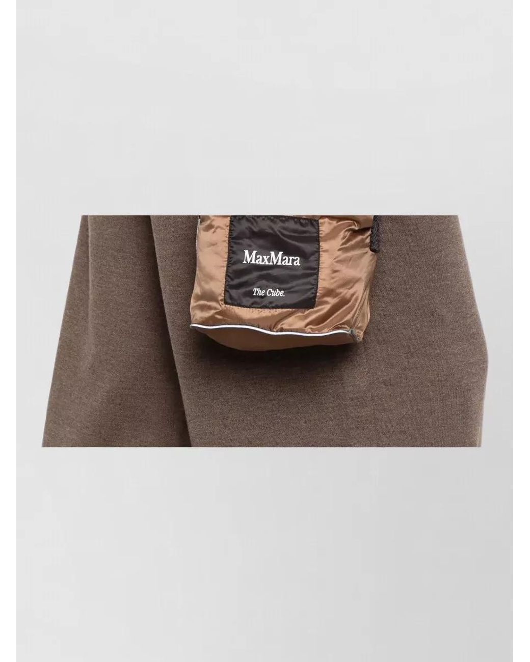 Max Mara Brown Down Puffer Gilet