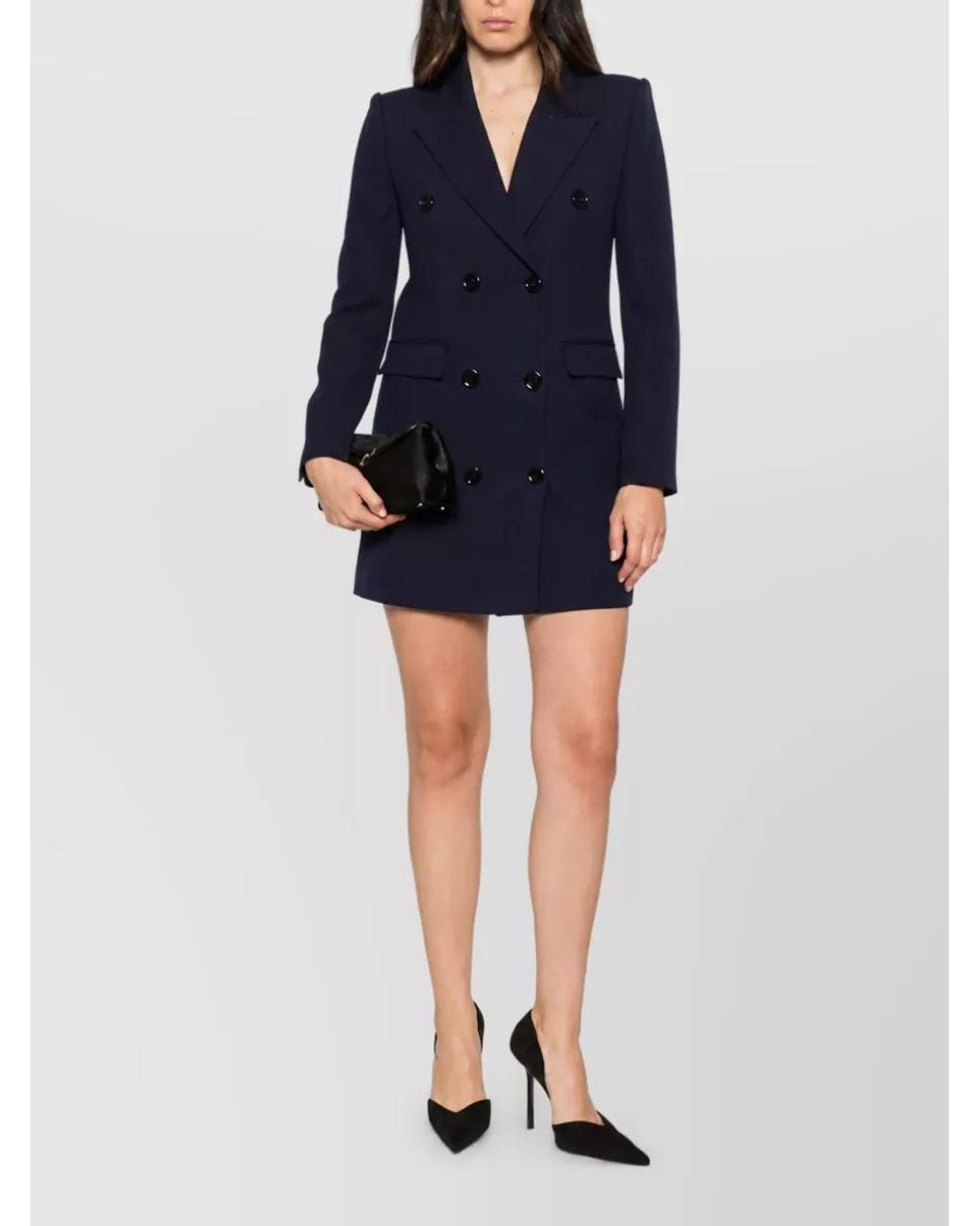Elisabetta Franchi Blue Suit Jacket