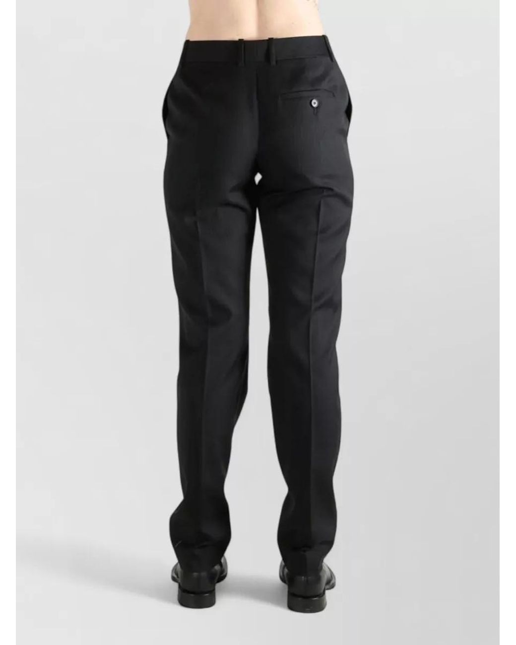Givenchy Gray Straight-Leg Suit Trousers
