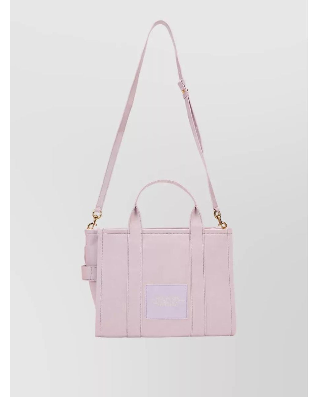 Marc Jacobs Pink The Tote Bag Bow M Cotton Tote Bag