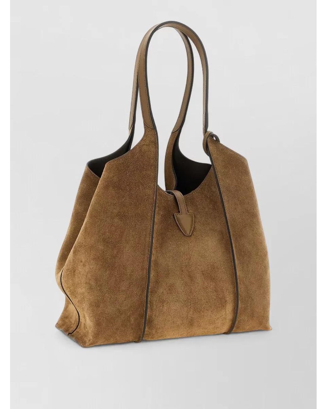 Tod's Natural T Timeless Medium Leather Shoulder Bag