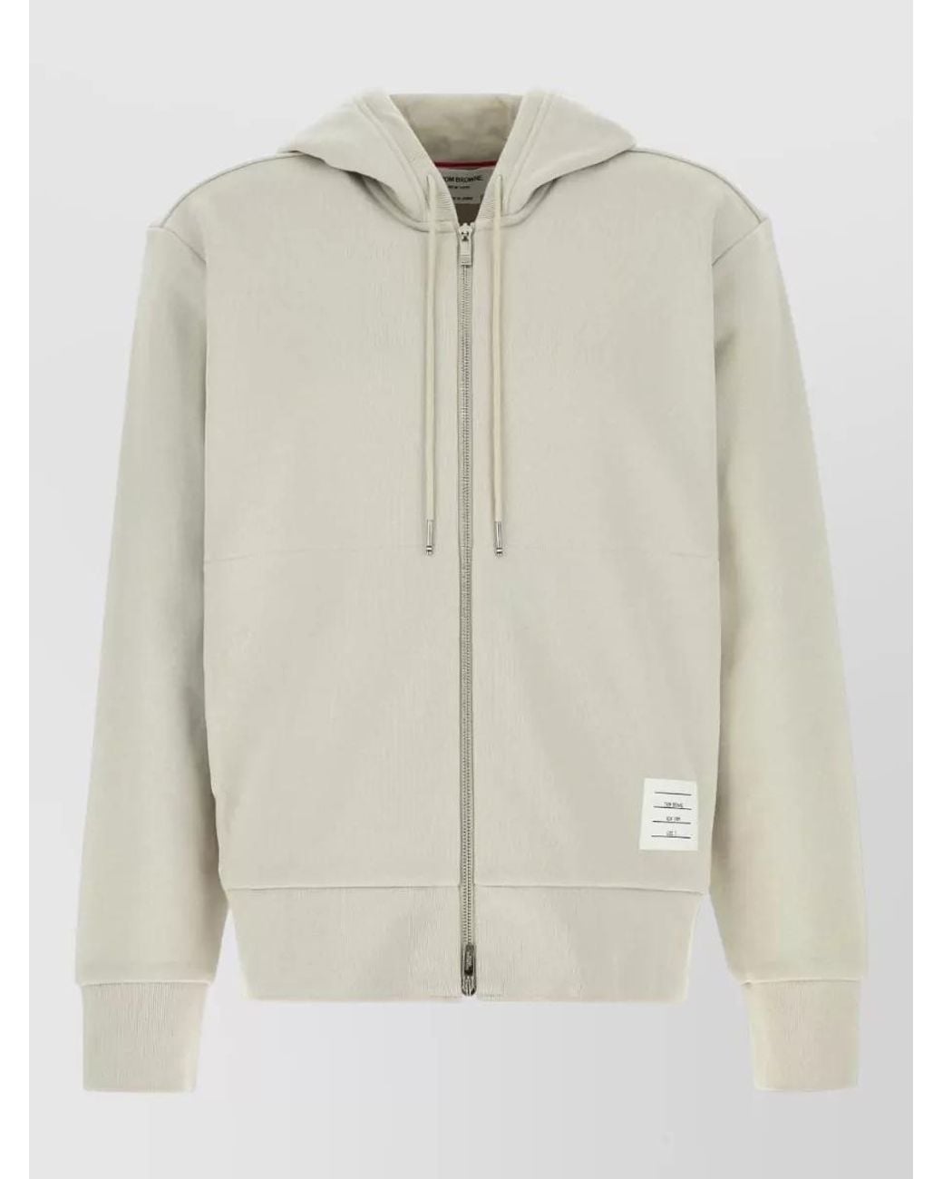 Thom Browne Natural Cotton Hoodie for men