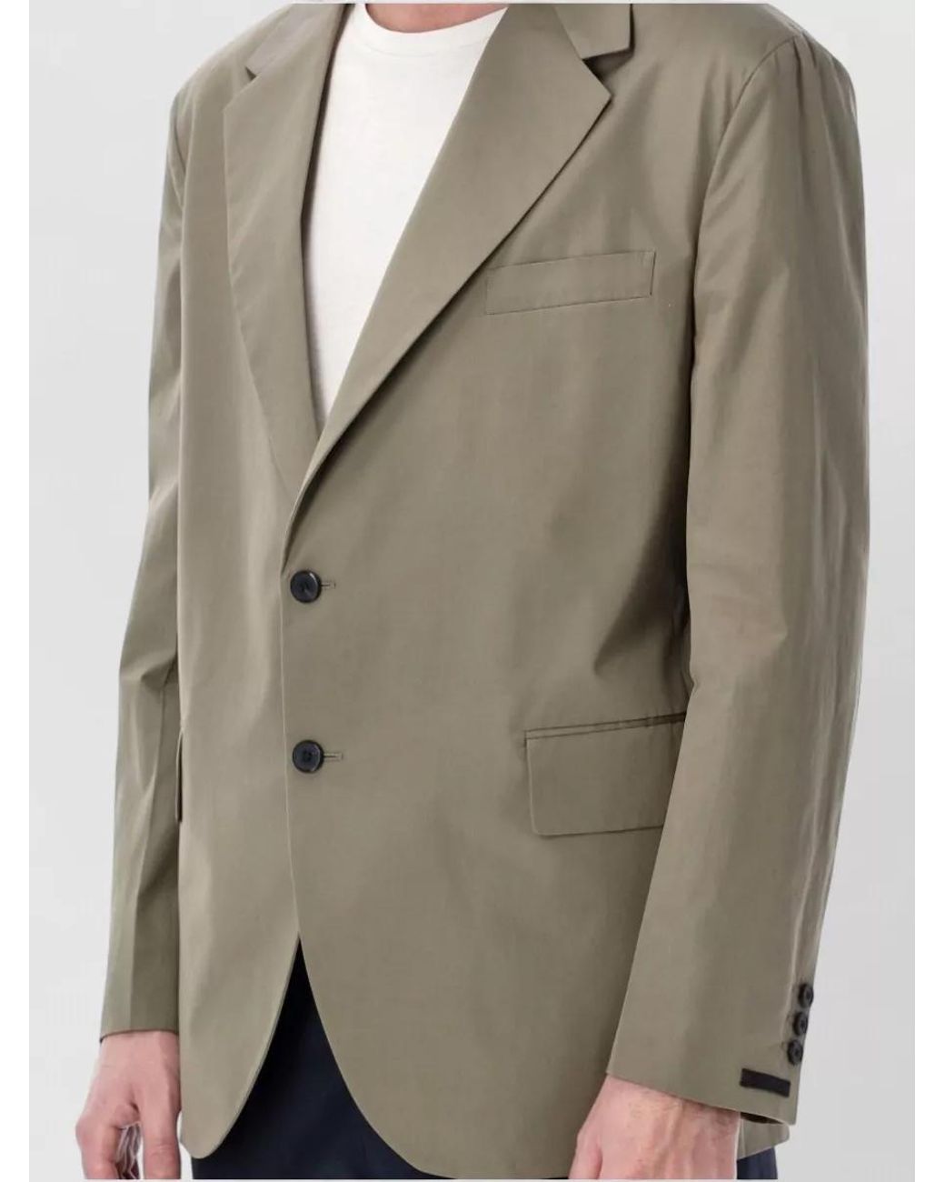 Prada Natural Cotton Regular-Fit Blazer for men