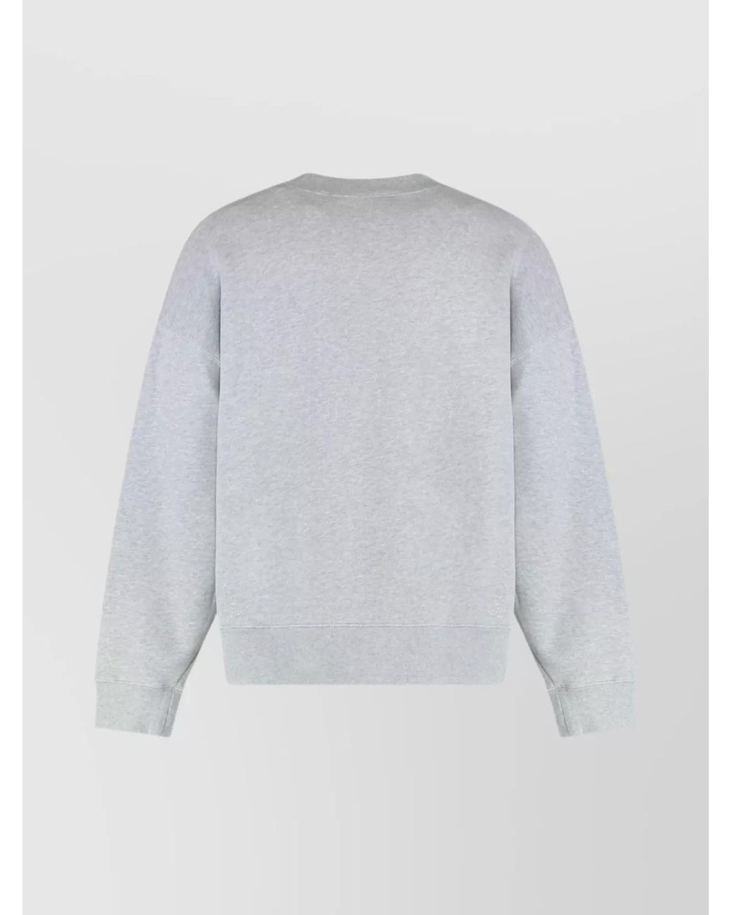 Palm Angels Gray Cotton Logo-Print Sweatshirt for men