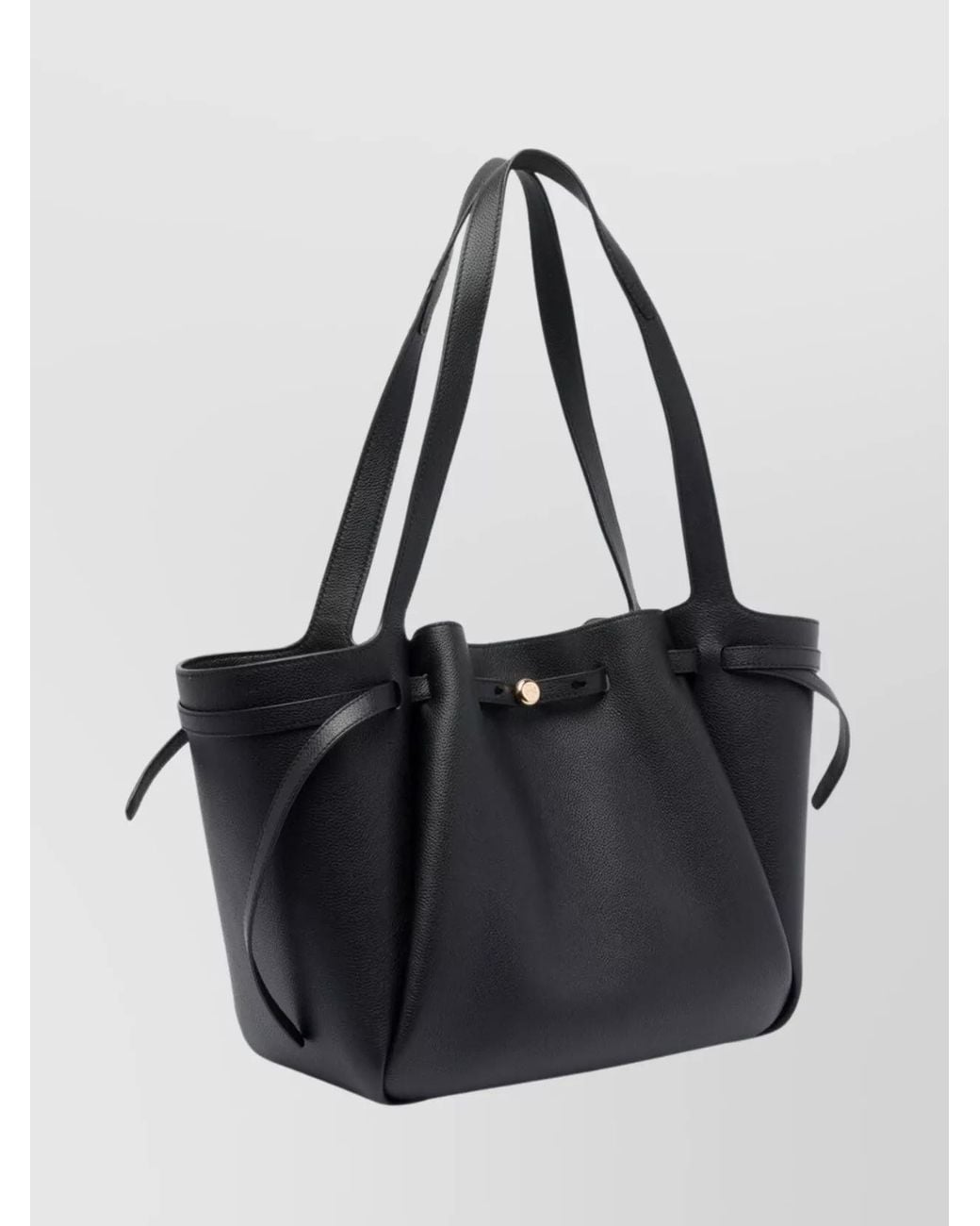 Tory Burch Black Romy Leather Tote Bag