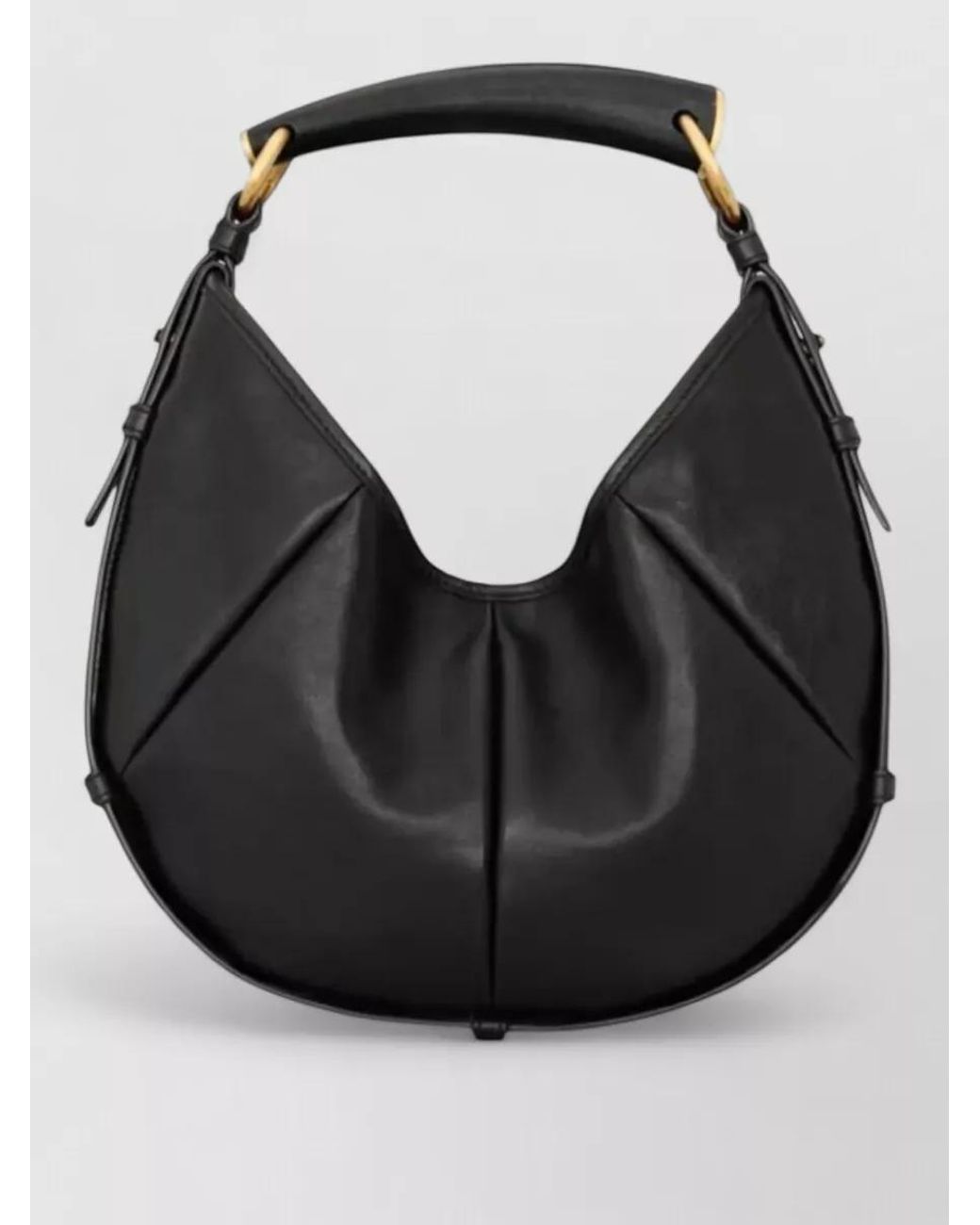 Saint Laurent Black Mombasa Small Leather Shoulder Bag