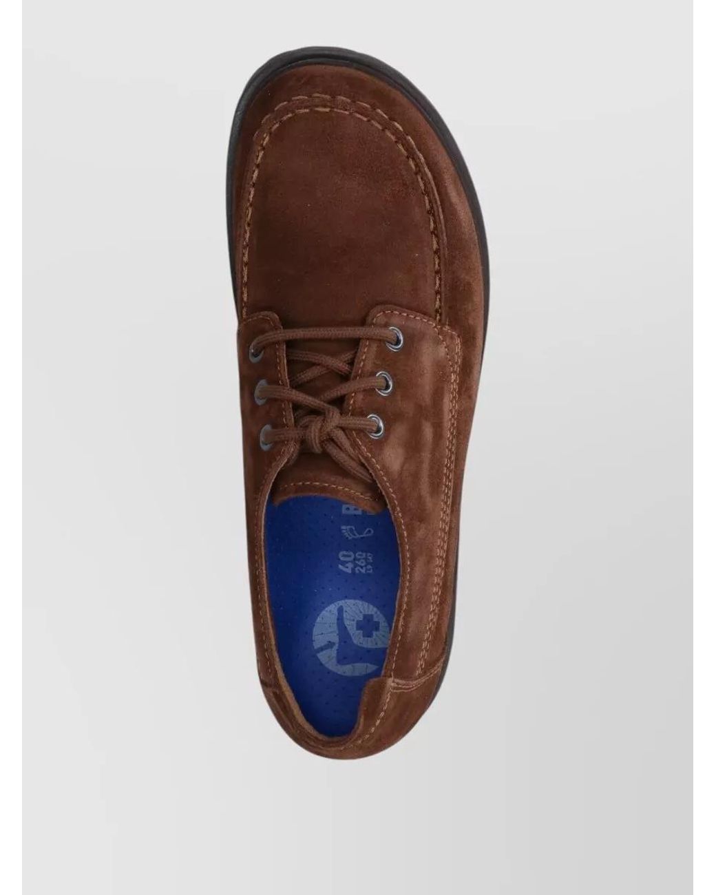 Birkenstock Brown Leather Lace-Up Brogues