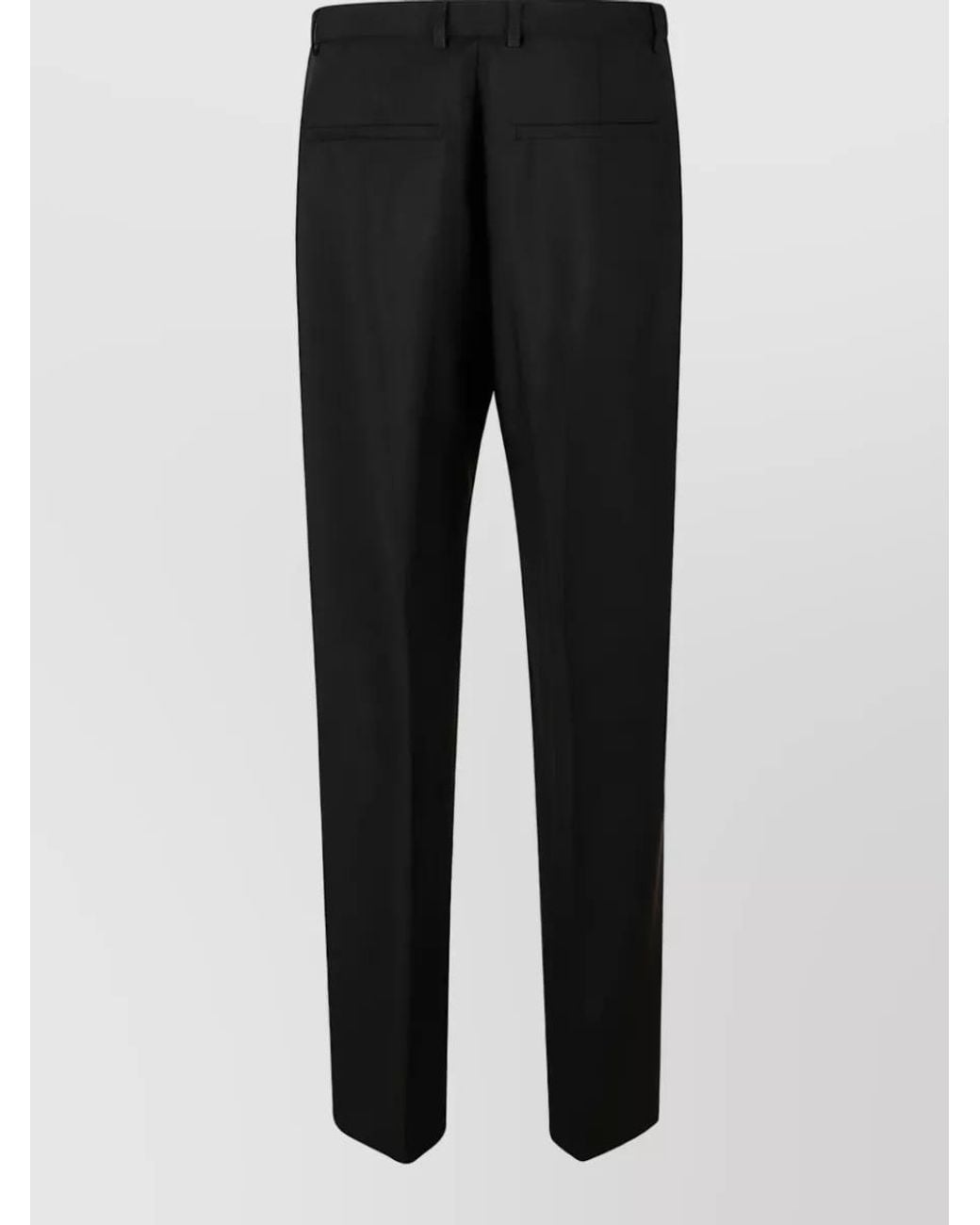 Jil Sander Black Tailored Trousers