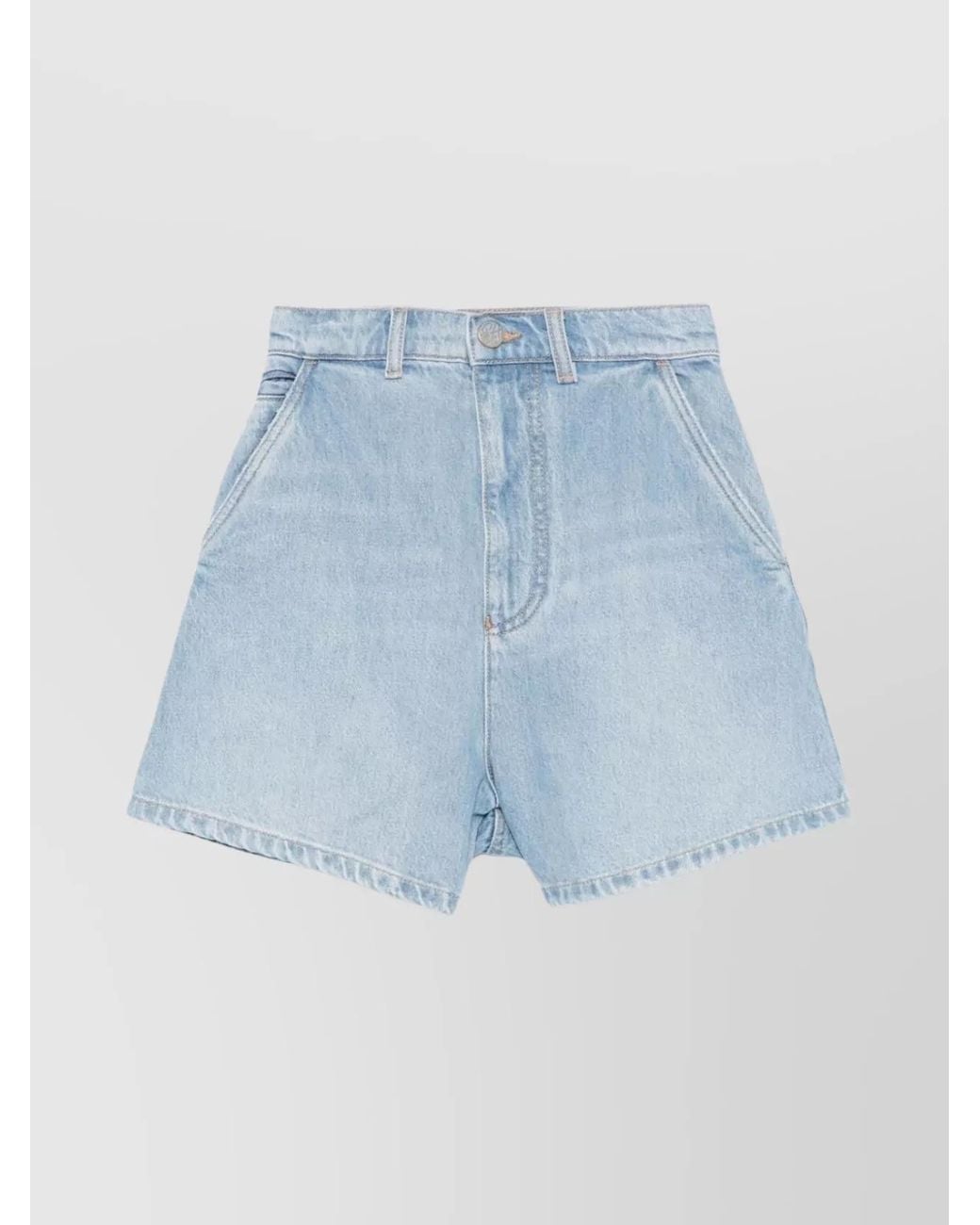 Emporio Armani Blue Denim Tailored Shorts