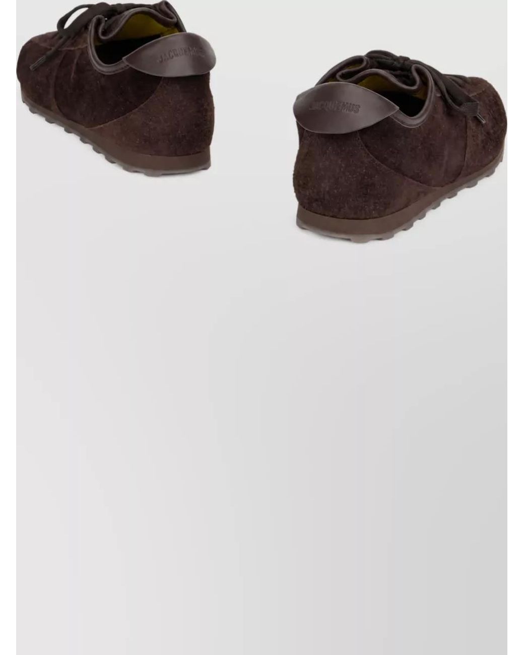 Jacquemus Black Suede Lace-Up Sneakers for men