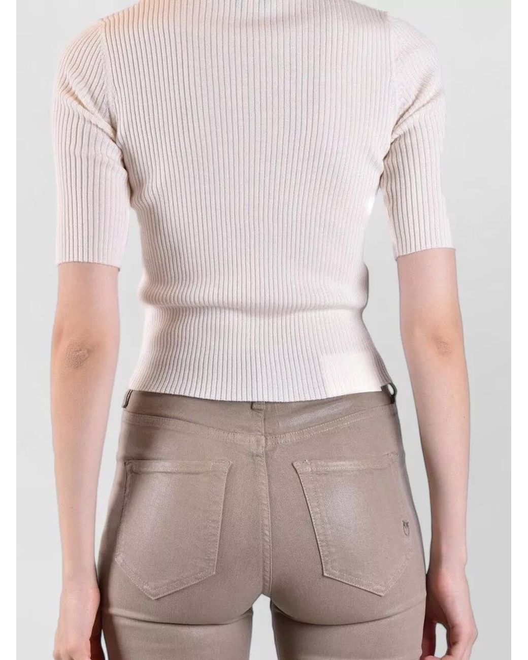 Pinko Natural Wool Sweater