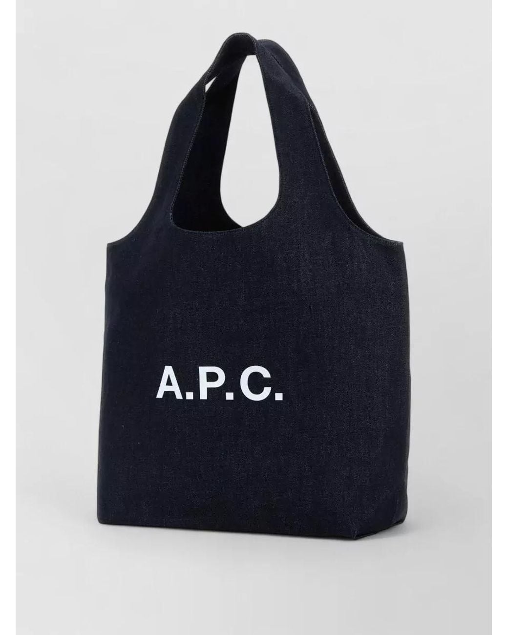 A.P.C. Blue Denim Ninon Shopping Bag