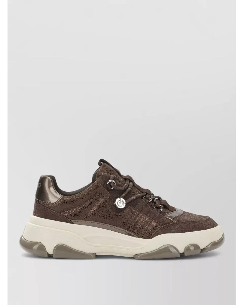 Pinko Brown Leather Sneaker & Slip-On