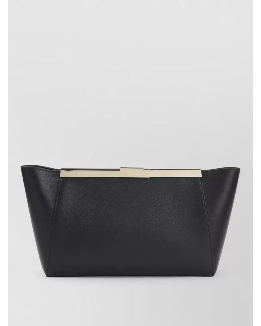 Giorgio Armani Black Leather Clutch Bag