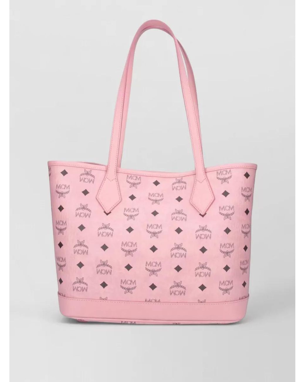 MCM Pink Shopper Tote Bag