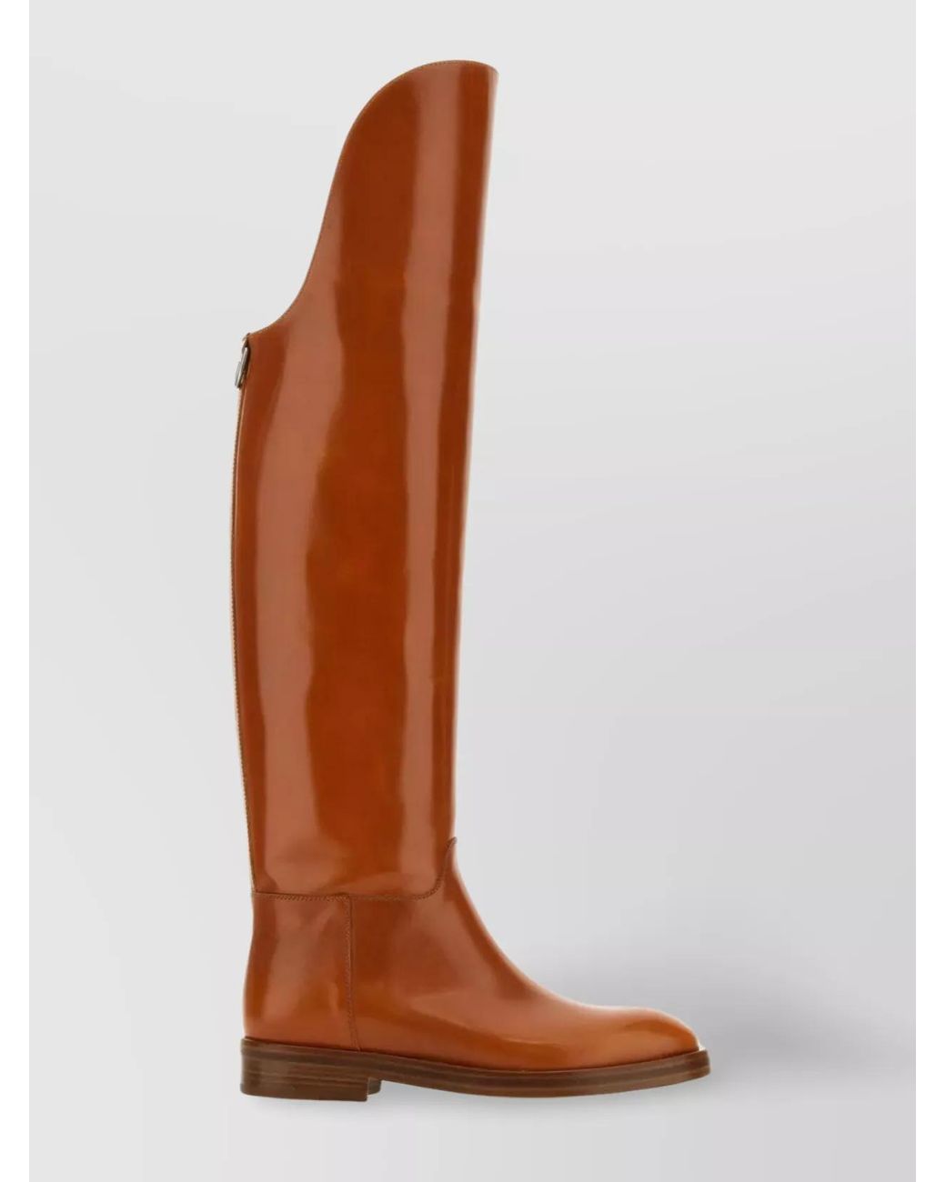 DURAZZI MILANO Brown Leather Equestrian Boots
