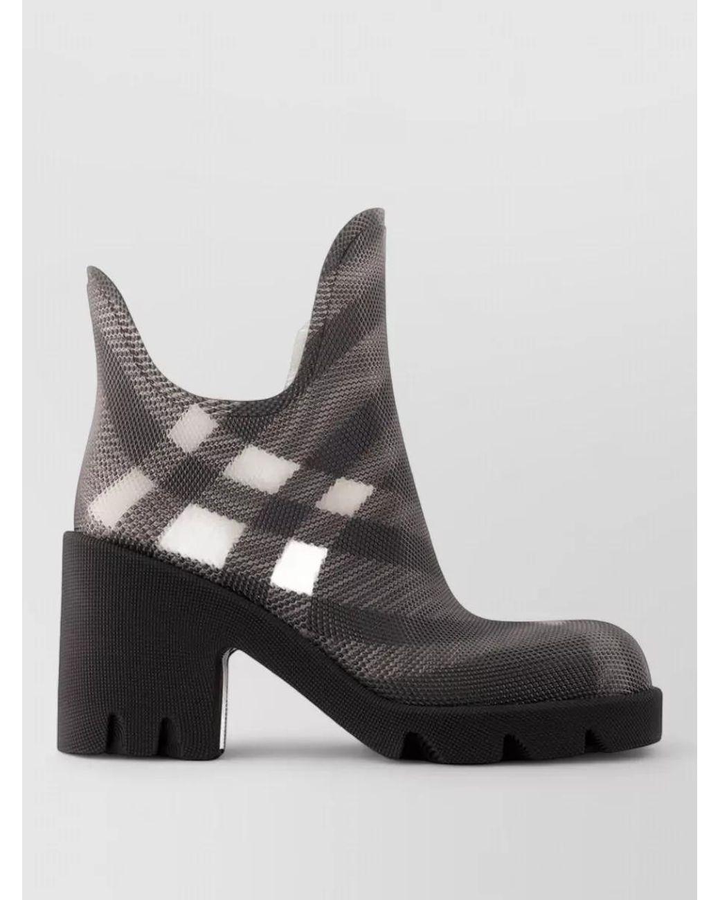 Burberry Black Leather Ankle Boots