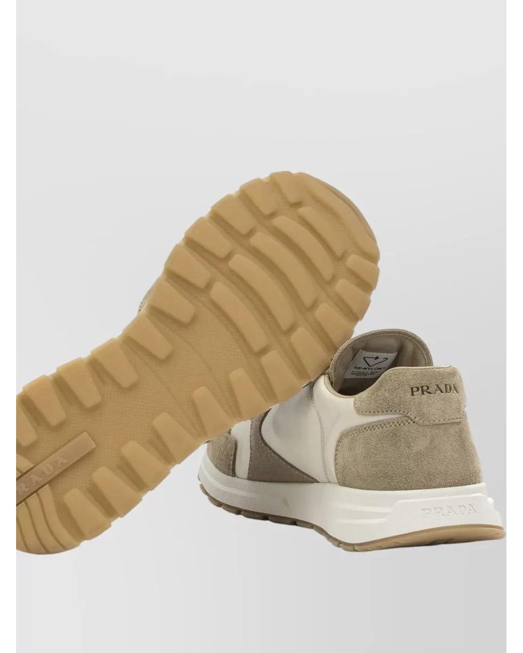 Prada Natural Low-Top Sneakers for men