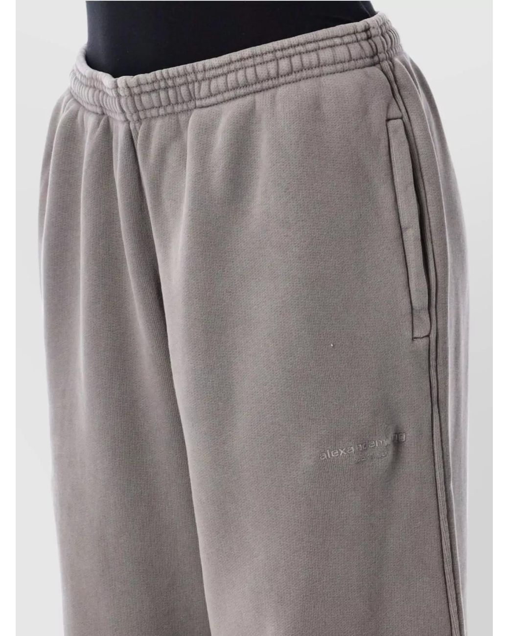 Alexander Wang Gray Cotton Track Pants