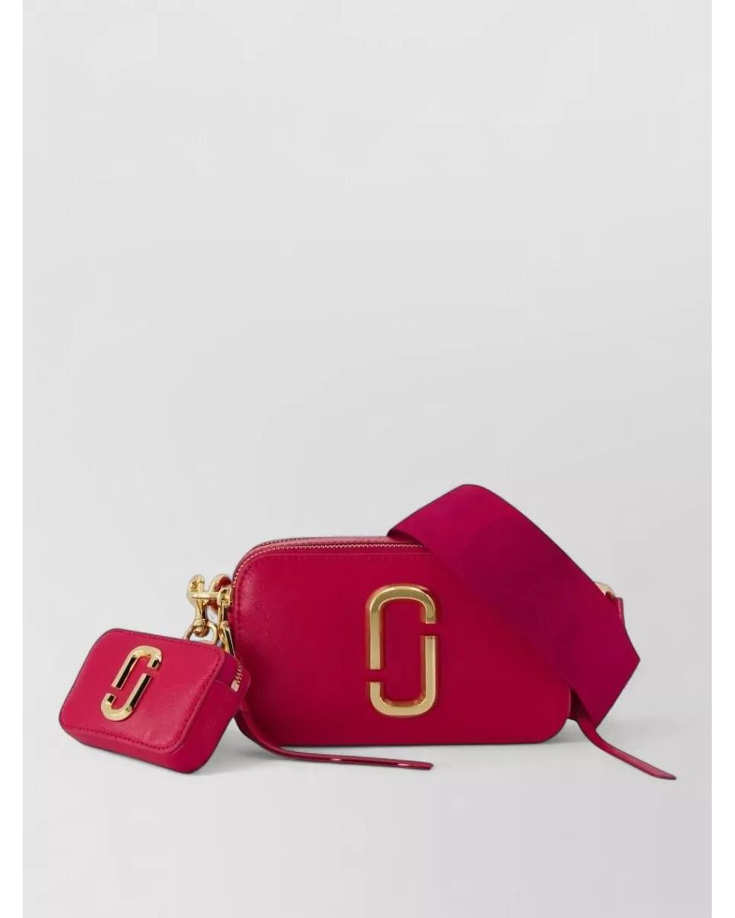 Marc Jacobs Pink The Snapshot Leather Belt Bag