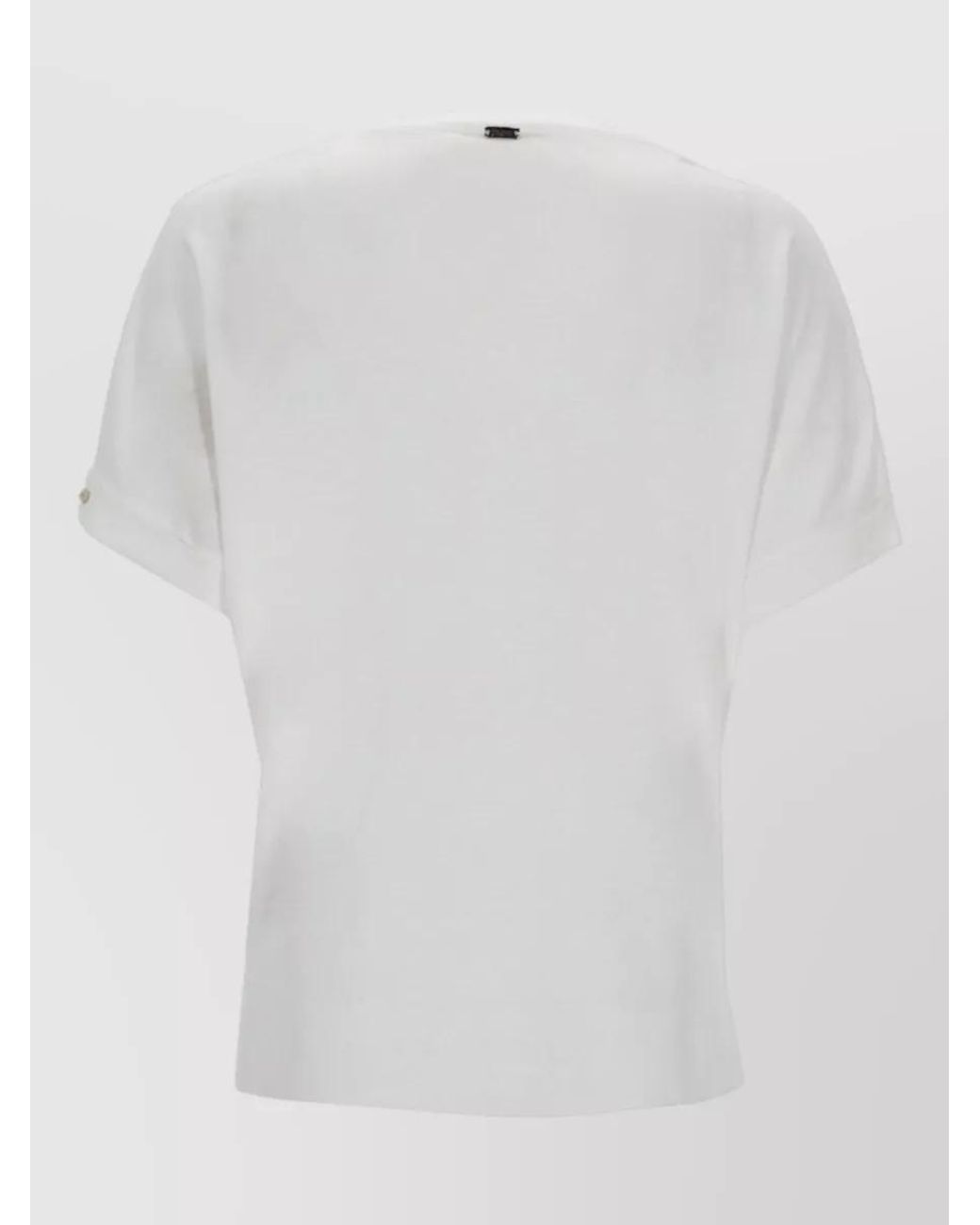Herno White Cotton Short-Sleeve T-Shirt