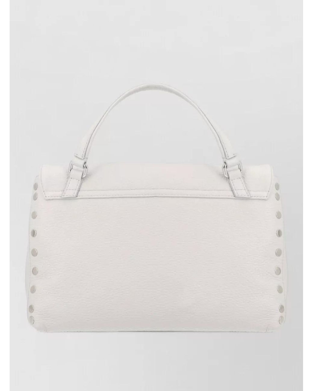Zanellato White Leather Postina Small Shoulder Bag