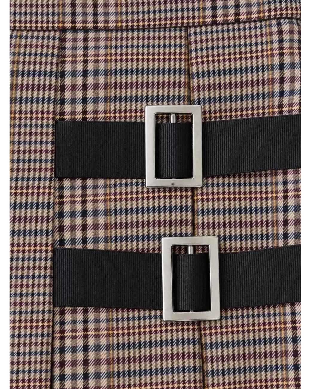LE SULLY STUDIO Brown Pleated Skirt