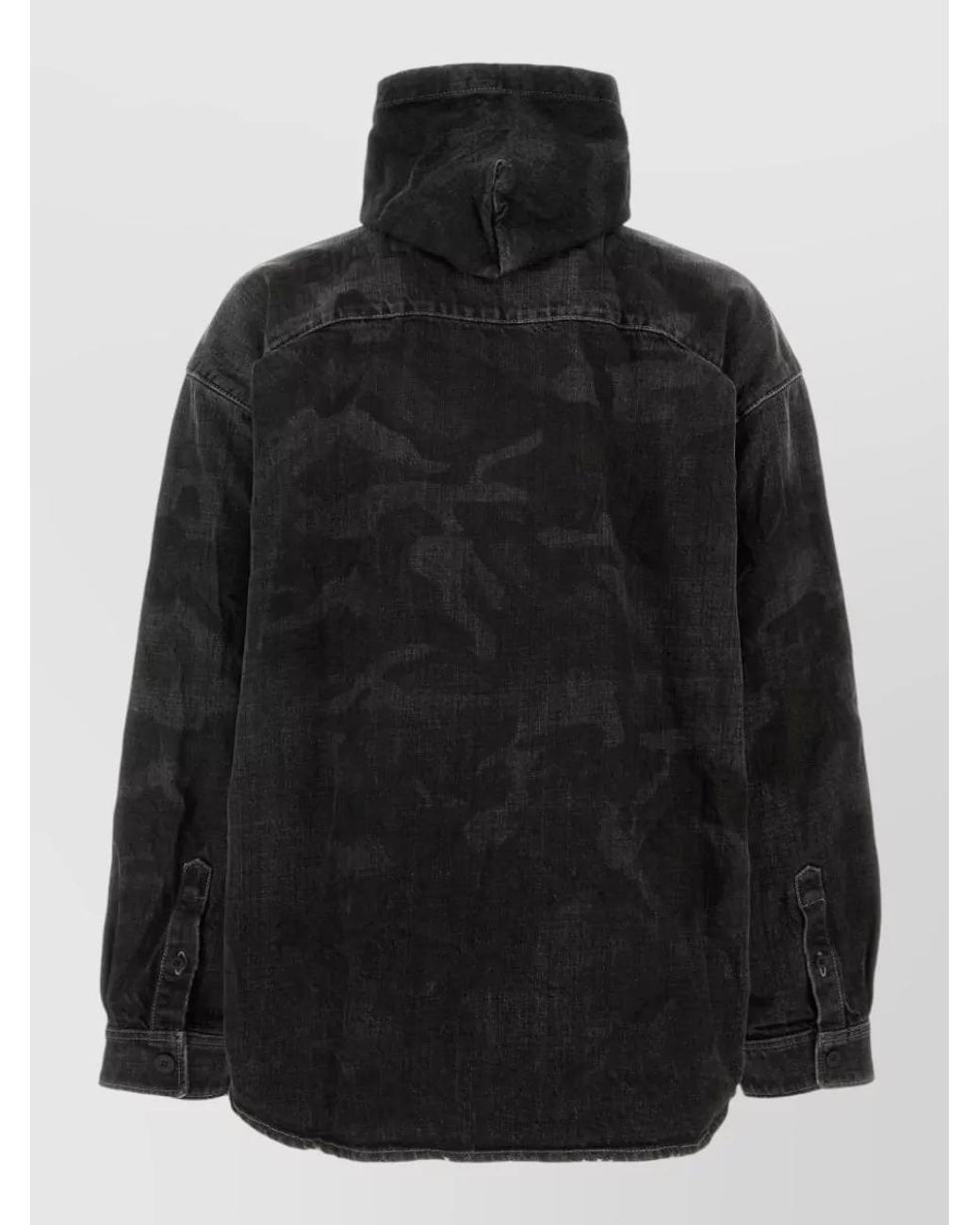 Balenciaga Black Denim Jacket for men